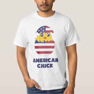American Chick, a Girl From America T-Shirt