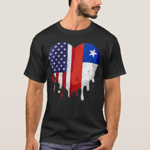 American Chilean Hispanic Heritage Month Chile Fla T-Shirt