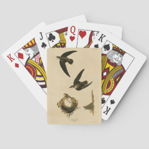 American (Chimney) Swift Audubon, Birds of America Playing Cards
