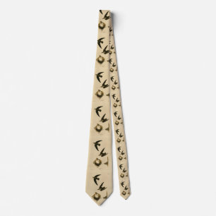 American (Chimney) Swift Audubon, Birds of America Tie