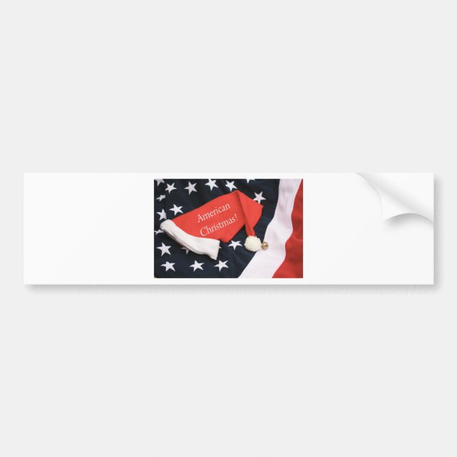 American Christmas Bumper Sticker (Front)