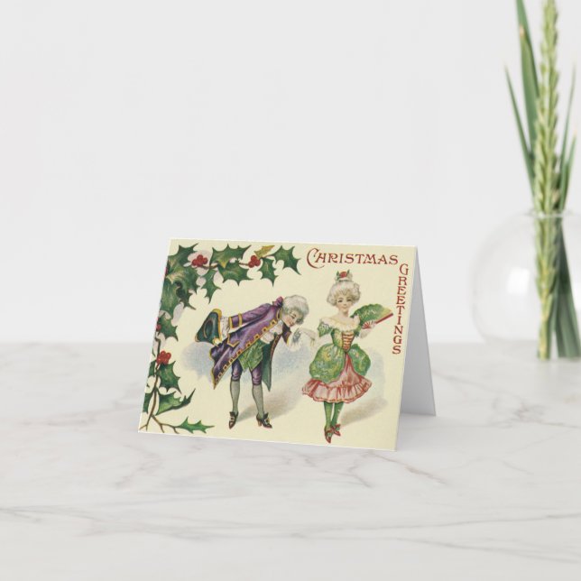 AMERICAN CHRISTMAS CARD. HOLIDAY CARD (Front)