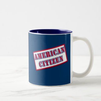 American Citizen Two-Tone Coffee Mug
