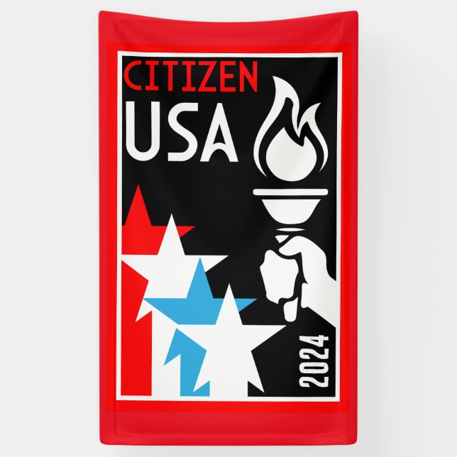 American Citizenship Gifts Banner (Vertical)