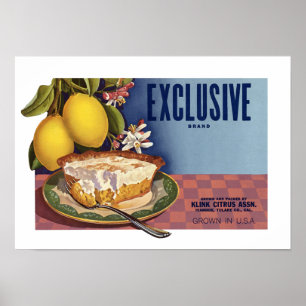 American Citrus Vintage ADV Poster