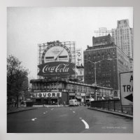 American city with commercial billboards
