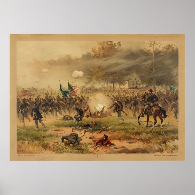American Civil War Battle of Antietam Sharpsburg Poster (Front)