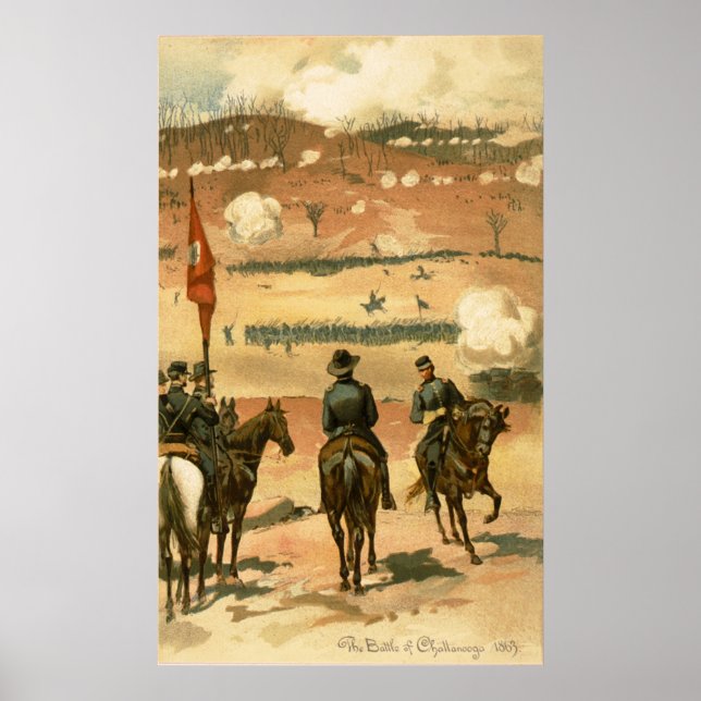 American Civil War Battle of Chattanooga 1863 Poster (Front)