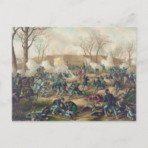 American Civil War Battle of Fort Donelson 1862 Postcard
