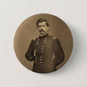American Civil War General George B McClellan 6 Cm Round Badge