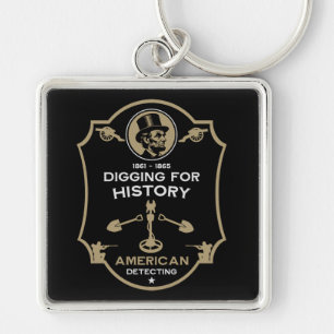 American Civil War Metal Detecting Key Ring