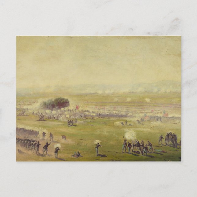 American Civil War Picketts Charge by Edwin Forbes Postcard (Front)