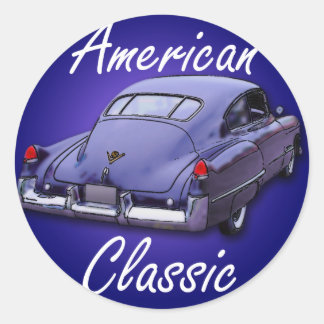 American Classic 1949 Cadillac Round Sticker