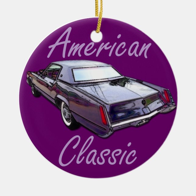 American Classic 1967 Cadillac Eldorado Ceramic Tree Decoration (Front)