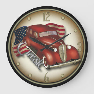 American Classic Car Wall Clock