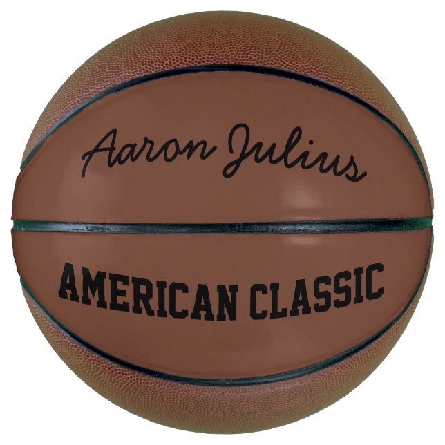American Classic Personalised Basketball (Front)