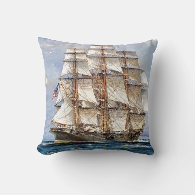 American Clipper Sovereign of the Seas Cushion (Front)