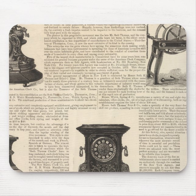 American Clock Company Mouse Mat (Front)