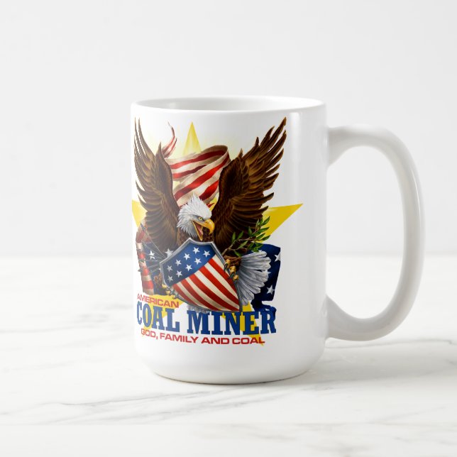 AMERICAN COAL MINER COFFEE MUG (Right)