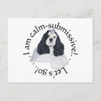 American Cocker Spaniel Calm Submissive