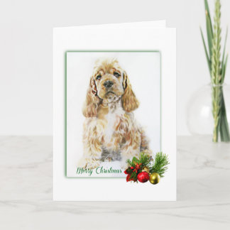 American Cocker Spaniel Card