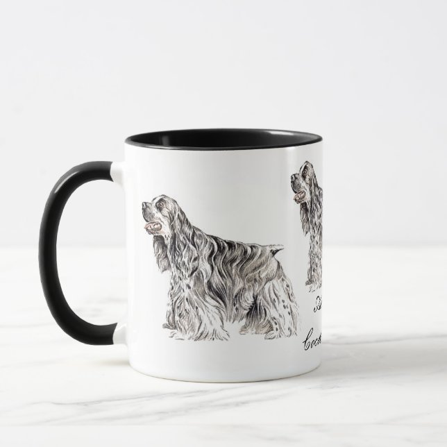 American Cocker Spaniel Ceramic Mug (Left)