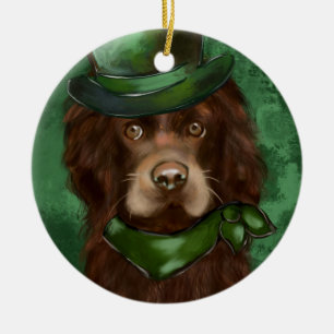 American Cocker Spaniel  Ceramic Tree Decoration