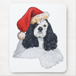 American Cocker Spaniel Christmas Mouse Mat