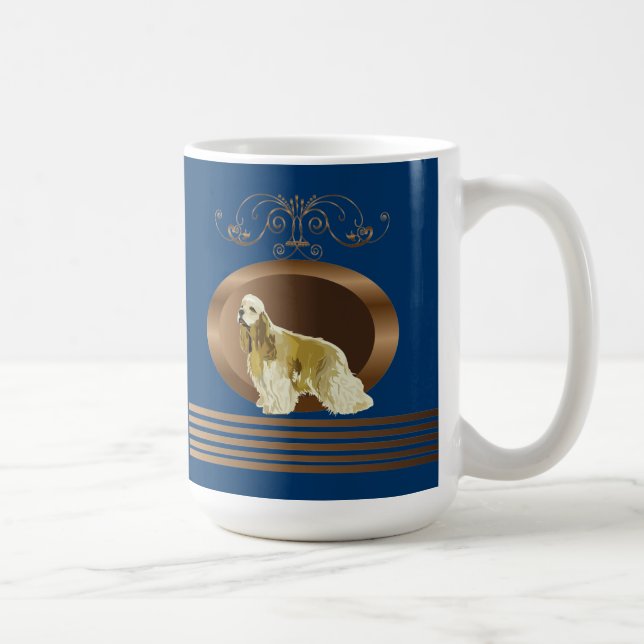American cocker spaniel coffee mug (Right)