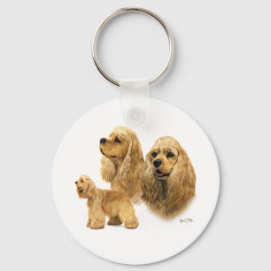 American Cocker Spaniel Key Ring