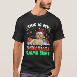 American Cocker Spaniel Lights This Is My Christma T-Shirt