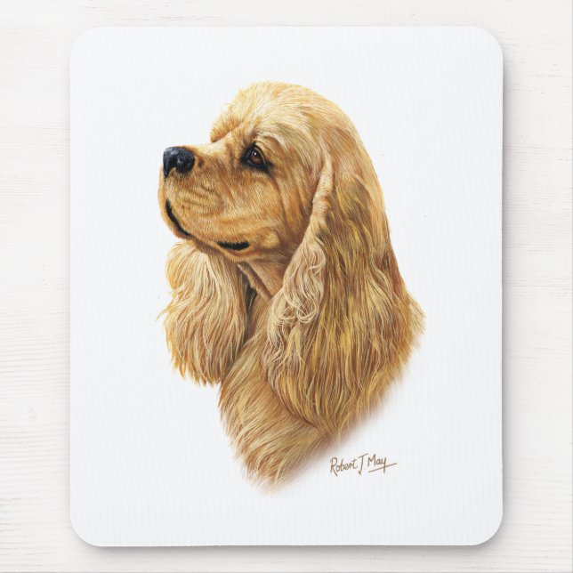 American Cocker Spaniel Mouse Mat (Front)