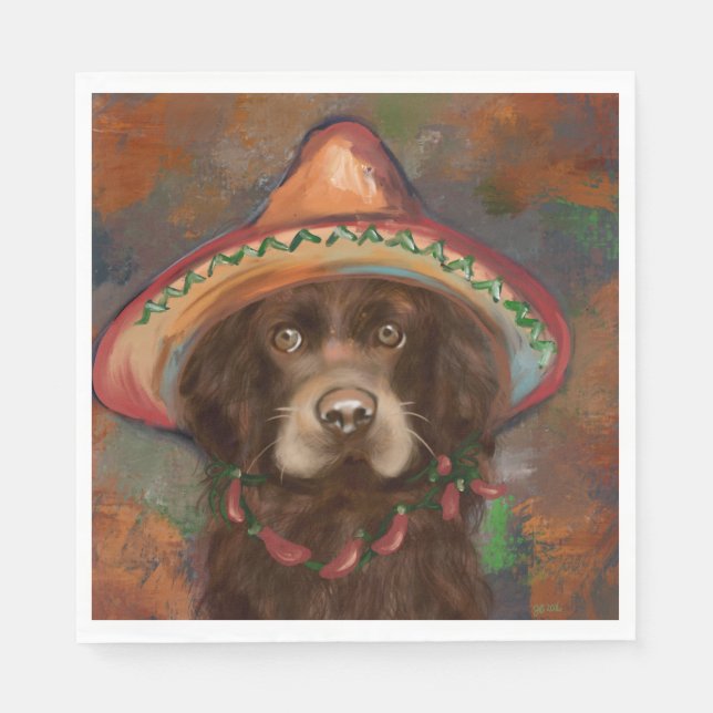 American Cocker Spaniel  Napkin (Front)