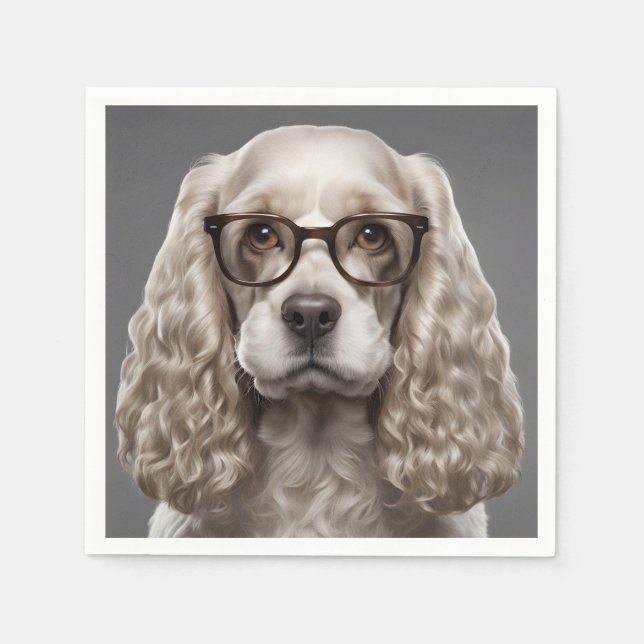 American Cocker Spaniel Napkin (Front)