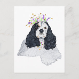 American Cocker Spaniel Party Animal Invitation Postcard