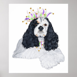 American Cocker Spaniel Party Animal Poster
