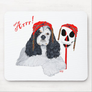 American Cocker Spaniel Pirate Mouse Mat