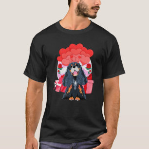 American Cocker Spaniel Valentines Day Dog Hearts T-Shirt