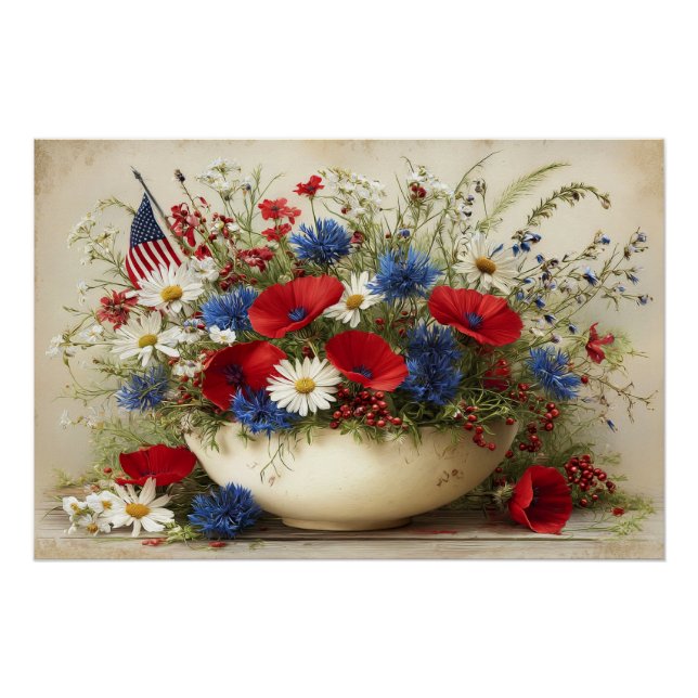 American Colour Bouquet Poster (Front)