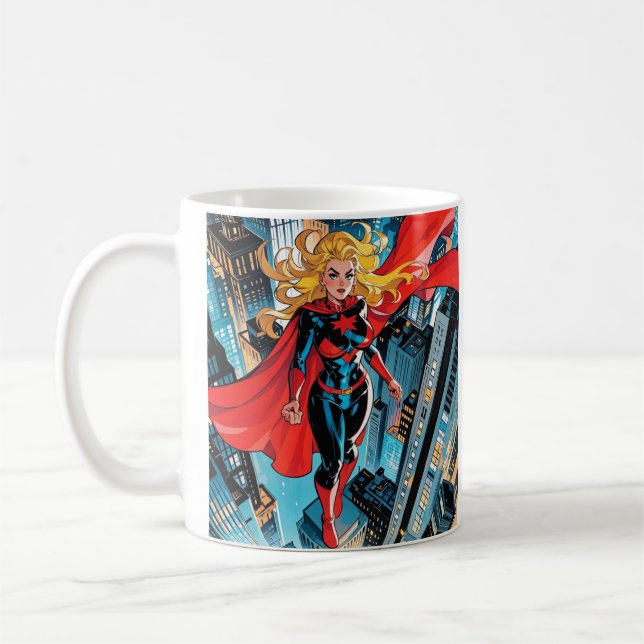 American Comics, Retro American Comics superhero Coffee Mug (Left)