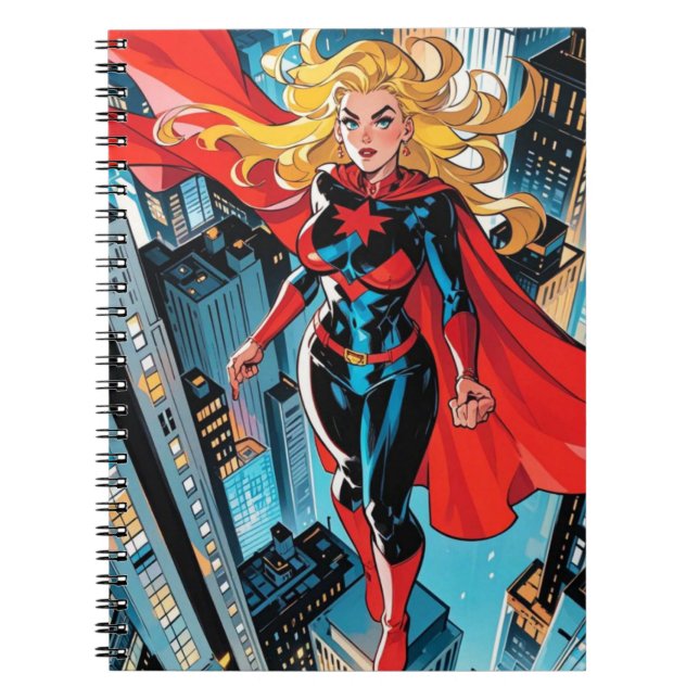 American Comics, Retro American Comics superhero Notebook (Front)