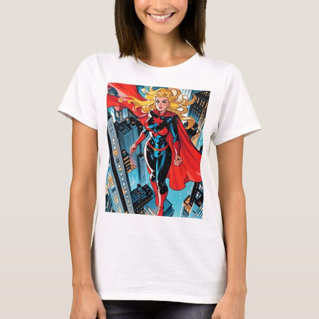 American Comics, Retro American Comics superhero T-Shirt (Front)