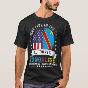 American Congolese Home in US Patriot American Con T-Shirt