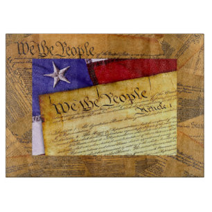 American Constitution We The People Cutting Board