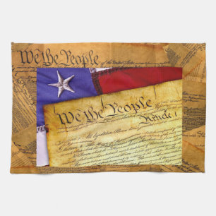 American Constitution We The People Tea Towel