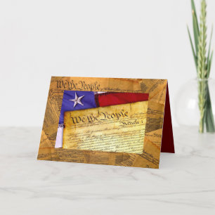 American Constitution We The People Thank You Card