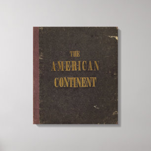 American Continent United States Canvas Print