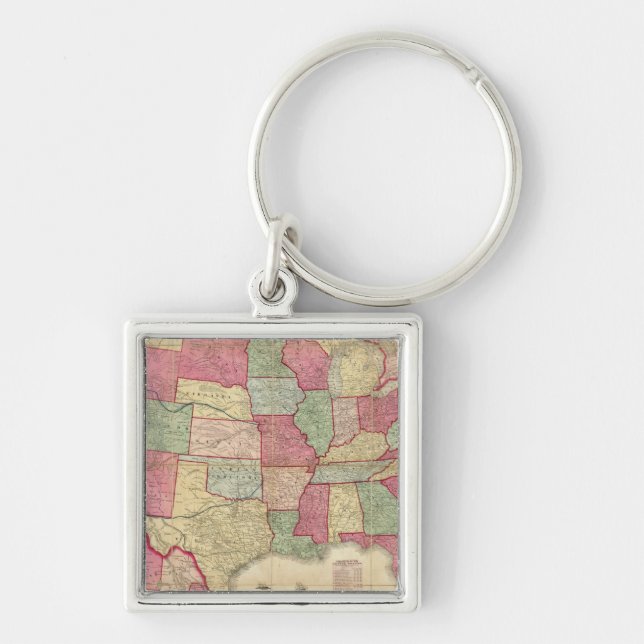American Continent United States Key Ring (Front)