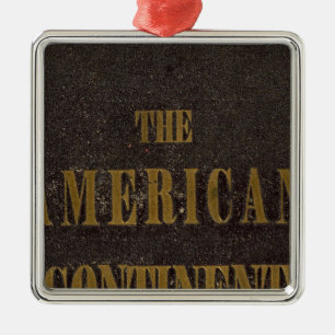 American Continent United States Metal Tree Decoration