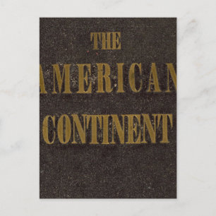 American Continent United States Postcard